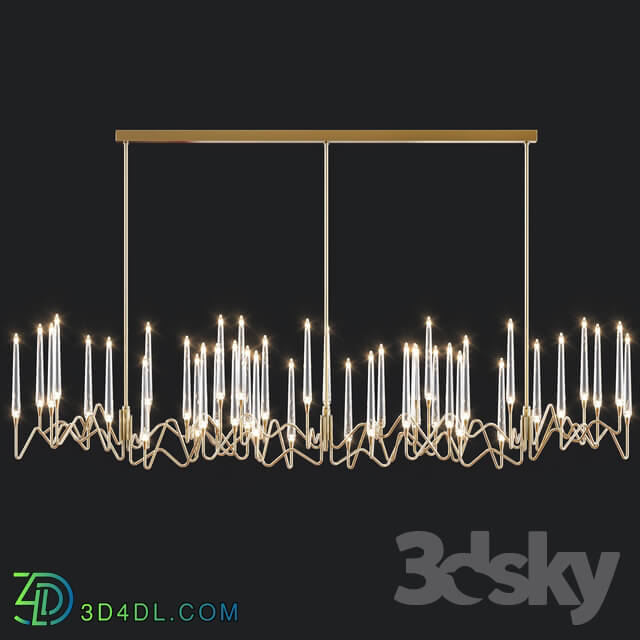 Ceiling light - Il Pezzo 3 - Endless Chandelier