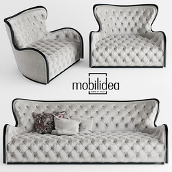 Sofa - Sofa and chair mobilidea MARGOT DIVANO 
