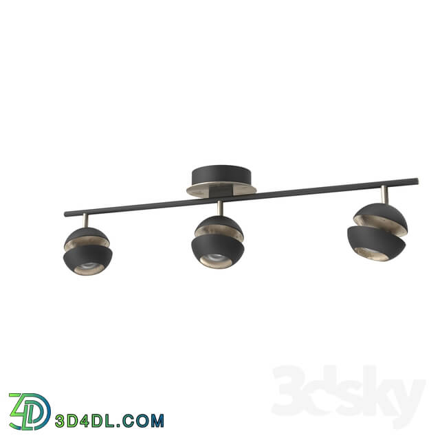 Ceiling light - 95483 Spot NOCITO_ 2x4W _GU10__ steel _ black _ gold