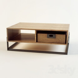 Table - Coffee table made of solid teak Look 90_60 