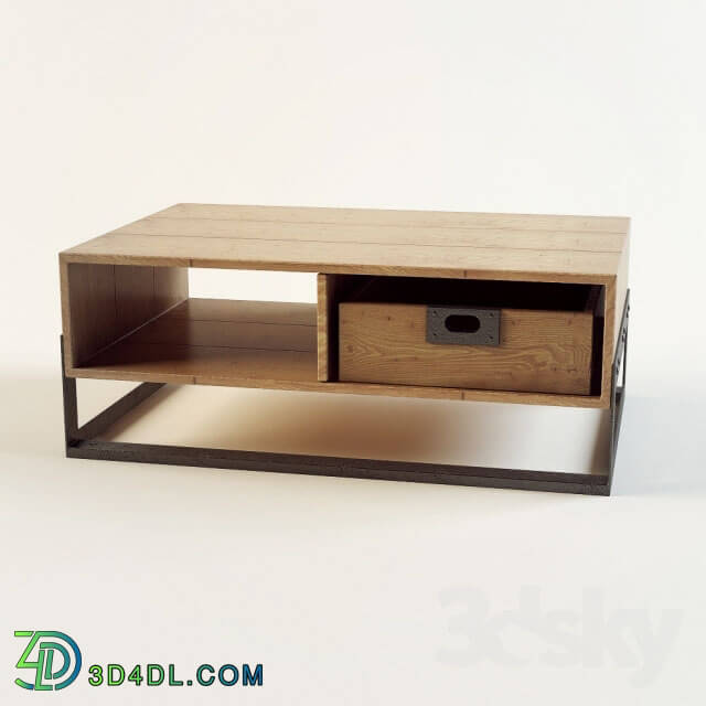 Table - Coffee table made of solid teak Look 90_60