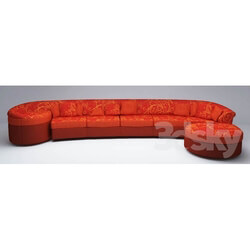 Sofa - the divan Chiocciola SMIAM 