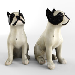 Other decorative objects - Huguley Decorative French Bulldog Statue 