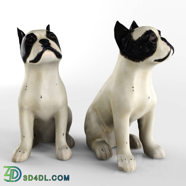 Other decorative objects - Huguley Decorative French Bulldog Statue