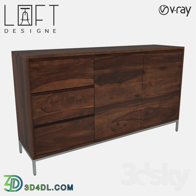 Sideboard _ Chest of drawer - Chest LoftDesigne 7265 model