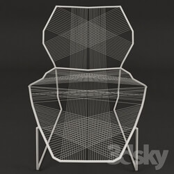 Arm chair - white chair 