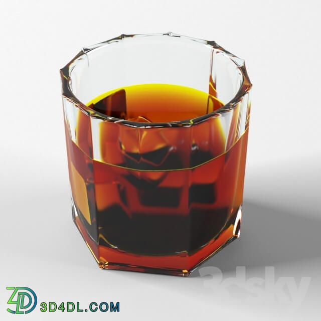 Tableware - Glass with ice