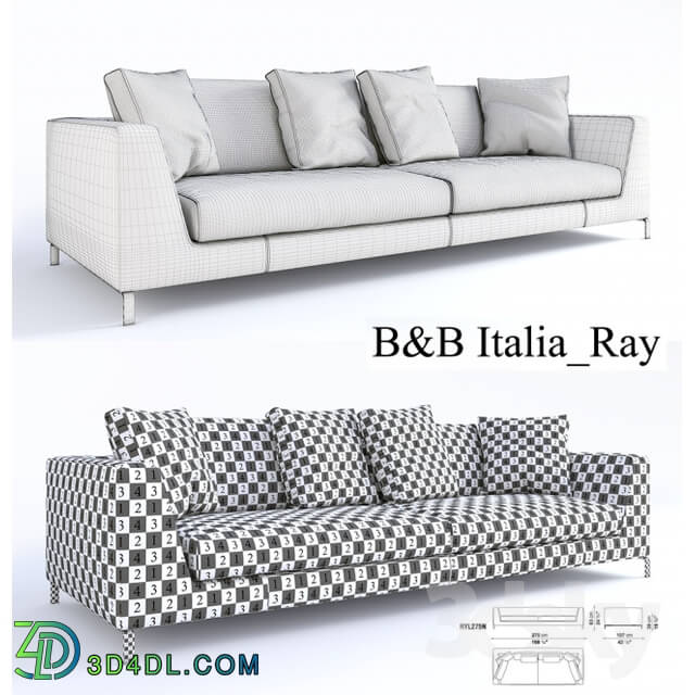 Sofa - B _amp_ B Italia sofa Ray