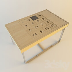 Table _ Chair - Desk-fifteen puzzle 