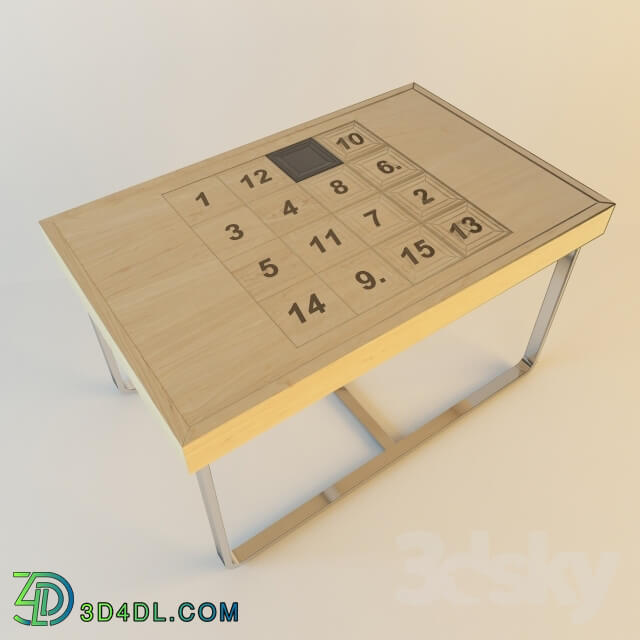 Table _ Chair - Desk-fifteen puzzle