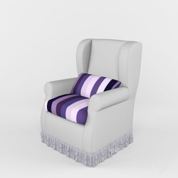 Arm chair - armchair with tassels 