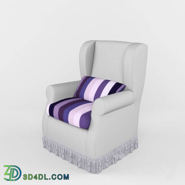 Arm chair - armchair with tassels