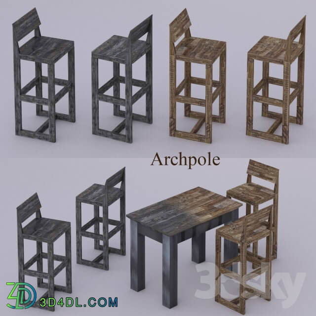 Table _ Chair - Table and bar stools Archpole _On perezalivke_