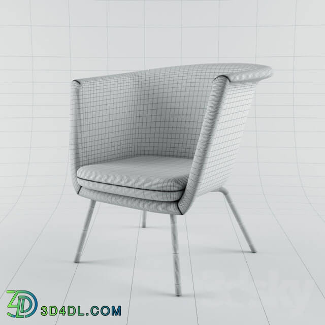 Arm chair - H57 Easy Chair by Herbert Hirche