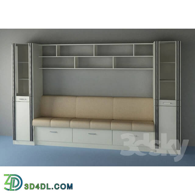 Office furniture - Office wall with sofa