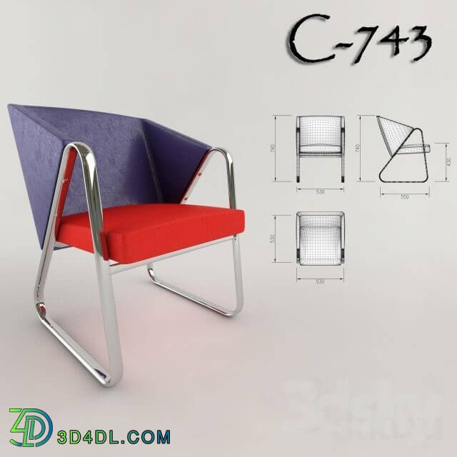 Arm chair - C743-Tsx