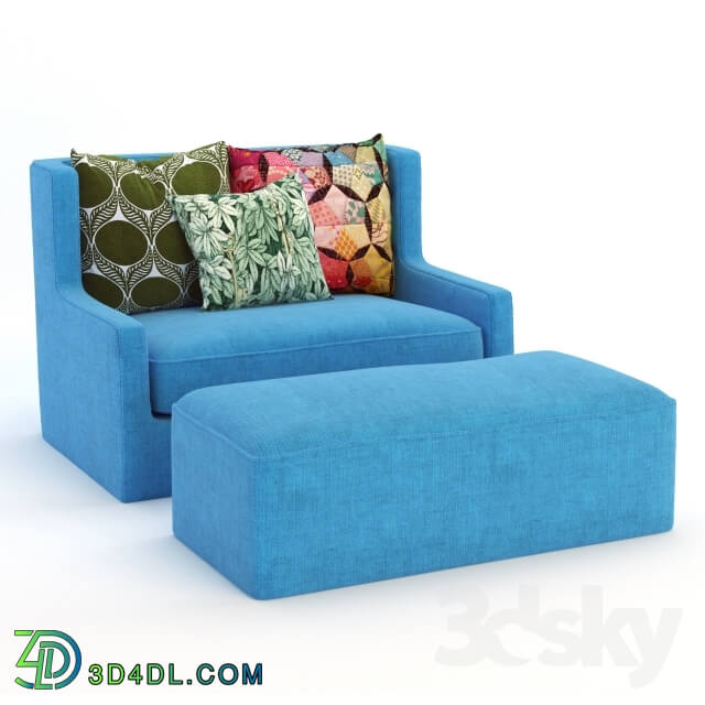 Sofa - Blue Sofa