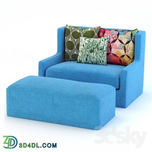 Sofa - Blue Sofa