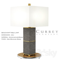 Table lamp - Currey _ Company _ Beauchamp Table Lamp 