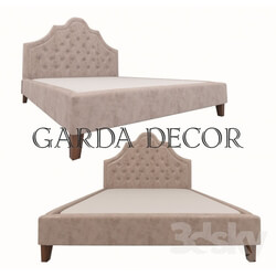 Bed - Bed with upholstered headboard 