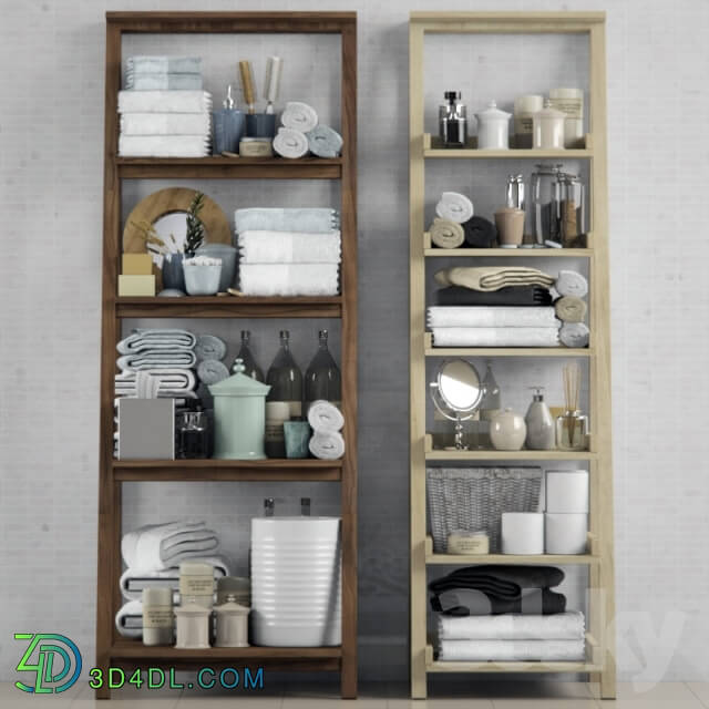 Bathroom accessories - Rack in the bathroom