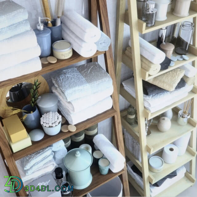 Bathroom accessories - Rack in the bathroom