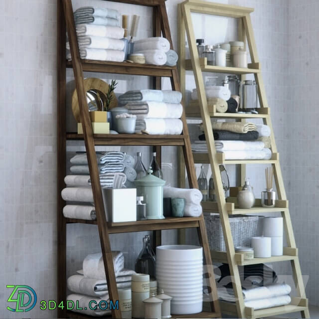 Bathroom accessories - Rack in the bathroom