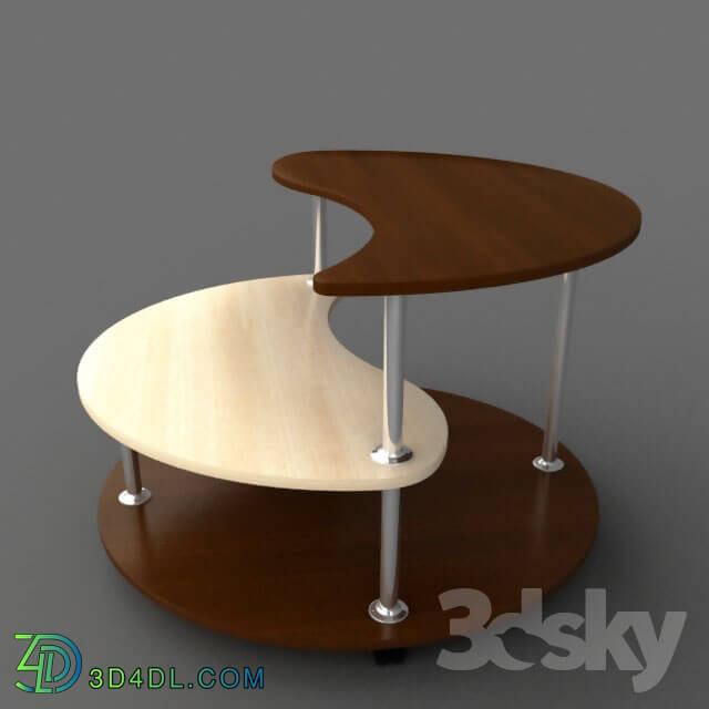 Table - Coffee table yin-yang