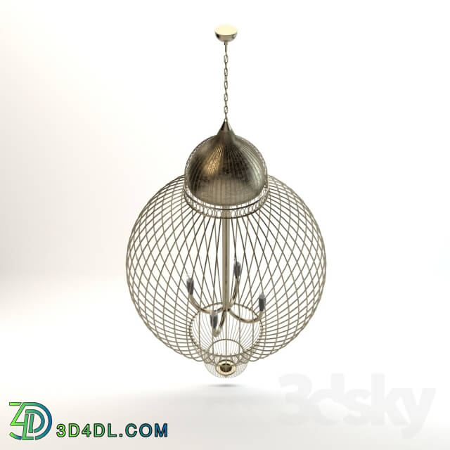 Ceiling light - bird cage chandalier