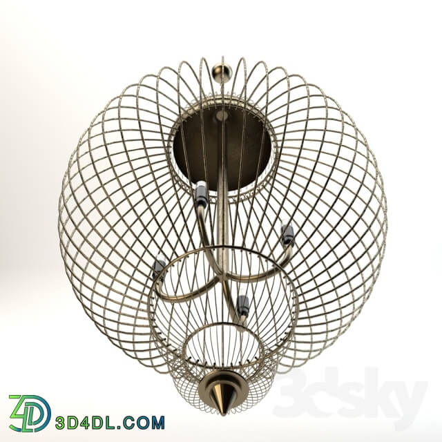 Ceiling light - bird cage chandalier