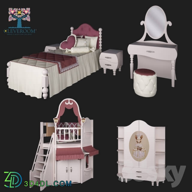 Full furniture set - A collection of children_s furniture_ _Marquise_ by CLEVEROOM