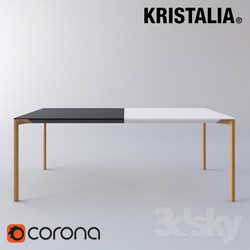 Table - Kristalia Boiacca Wood Table 