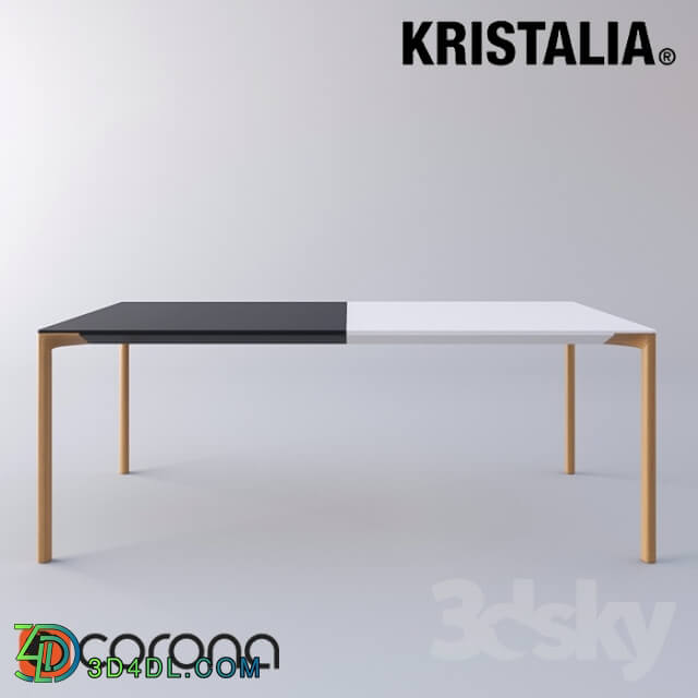 Table - Kristalia Boiacca Wood Table