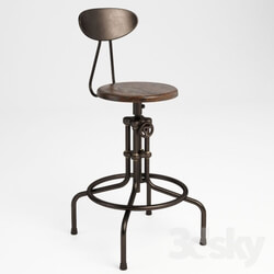 Chair - GRAMERCY HOME - ISAAC COUNTER STOOL 445.002A 