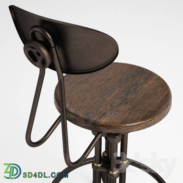 Chair - GRAMERCY HOME - ISAAC COUNTER STOOL 445.002A