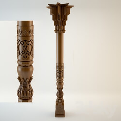 Decorative plaster - Uzbek-column Ganj 2 