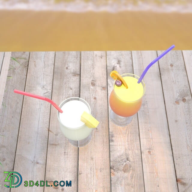 Food and drinks - Pina Colada and Sex on the Beach _for the competition_