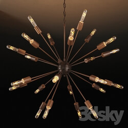 Ceiling light - GRAMERCY HOME - ATOM LARGE CHANDELIER CH026-24-BB 