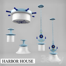 Ceiling light - Set of chandeliers WINZSC Harbor house 