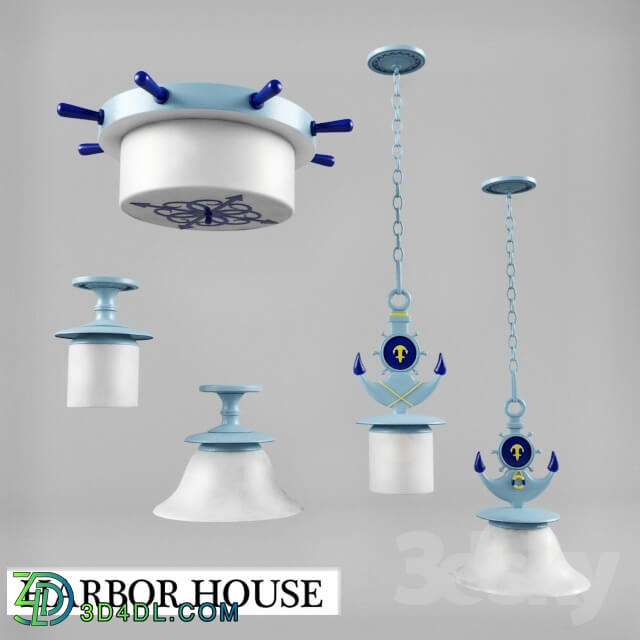 Ceiling light - Set of chandeliers WINZSC Harbor house