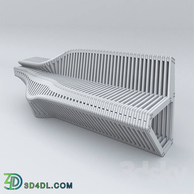 Other architectural elements - Parametric bench
