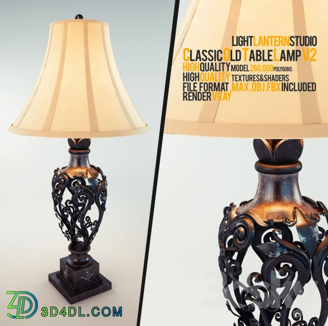 Table lamp - Classic Old Table Lamp V2