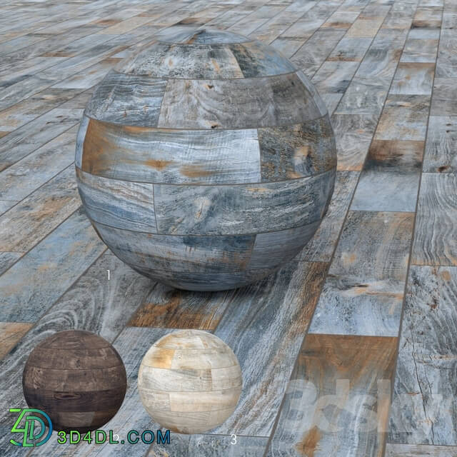 Wood - La Foresta di Gres - Black_ Blue and Sky Gres wood-effect tiles - by Ceramica Rondine_ Italy