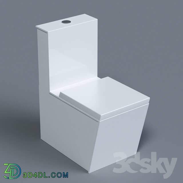 Toilet and Bidet - Edge Series Toilet