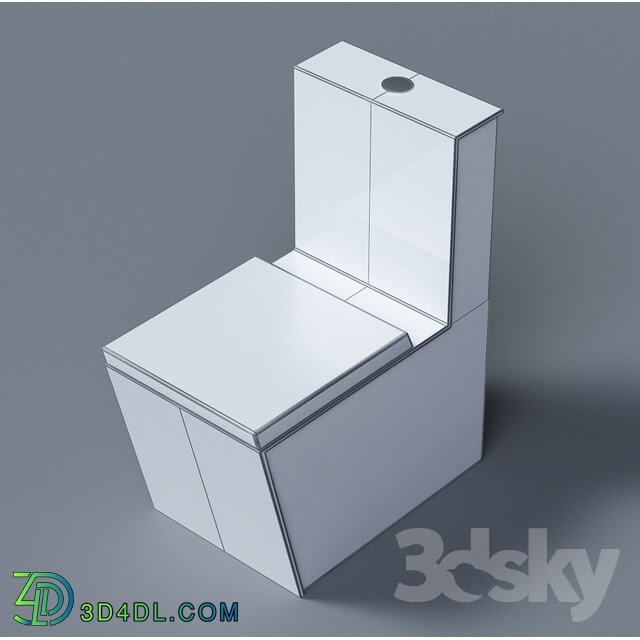 Toilet and Bidet - Edge Series Toilet