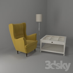 Other Armchair and coffee table 