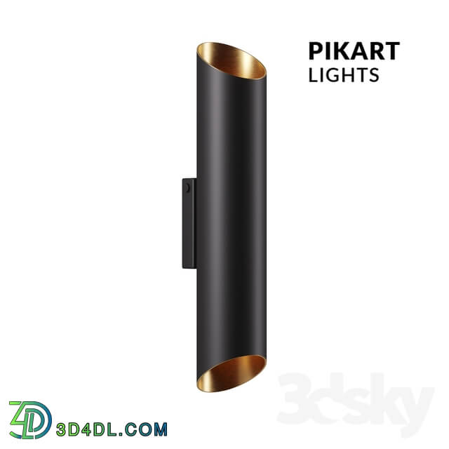 Wall light - Sconce V2 Black_ art. 5771 by Pikartlights