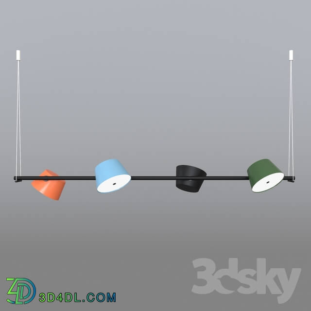 Ceiling light - Tam Tam 4-Light Linear _Suspension Light_