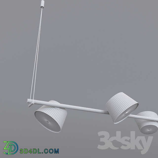 Ceiling light - Tam Tam 4-Light Linear _Suspension Light_