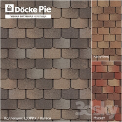 Miscellaneous - Seamless texture of shingles DOCKE Zurich collection 